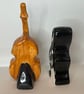 Double Bass and music note salt and pepper set. - Image 6
