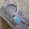 Simply Sea glass bubble keyring 