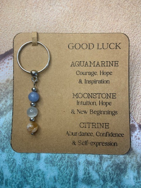 Good Luck Gemstone keyring