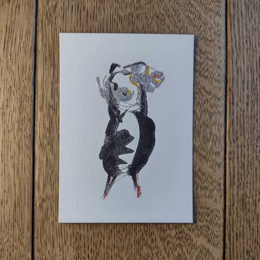 Puffin Postcard