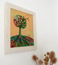 Original Landscape Painting, Tree Artwork, Autumn Art, Cottage Style - Image 5