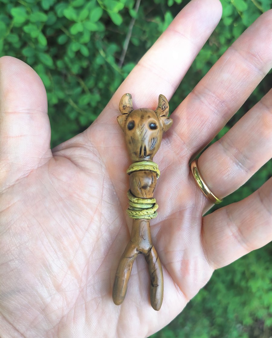 Herne The Hunter, The Horned God,  Mythical Folklore Totem Figure