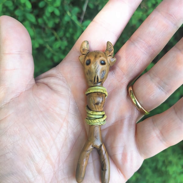 Herne The Hunter, The Horned God,  Mythical Folklore Totem Figure