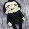 CUSTOM ORDER FOR LEVI Miniature Edgar Allen Poe Doll