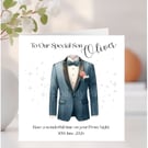 Personalized Prom Card for Son, Grandson, Nephew, friend