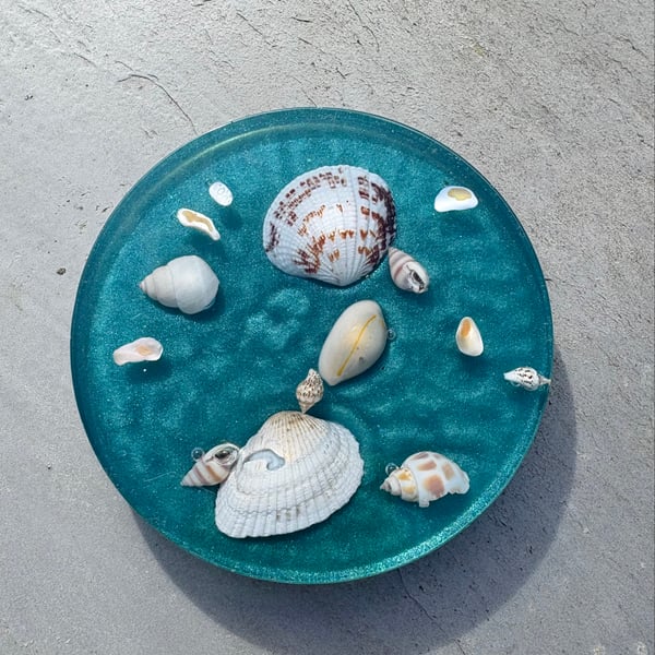 Coastal Resin Coaster