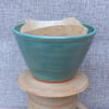 Coffee filter holder dripper pourover handthrown stoneware pottery ceramic
