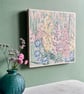 Mosaic Floral Art - Pastel Garden Mosaic Wall Plaque - Image 3