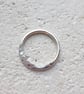 Sterling Silver Stacking Ring Size P - Image 2