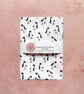 Fabric Handmade Pretty Cotton Tea Towel with a Penguin Design-Whit - Image 1