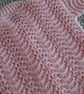 18" Round Neck Feather and Fan Patterned Baby Girls Cardigan  - Image 5