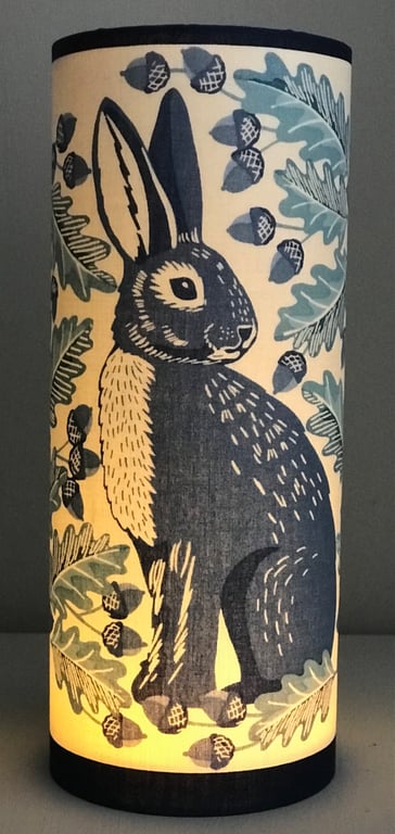NEW HAREWOOD HARE- Handmade Tall Night Light