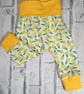 Daffodil Print Baby Harem Trousers - Image 3