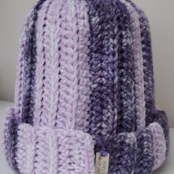 Chunky Crocheted Bobble Hat 