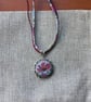 Liberty fabric cabochon pendant necklace - Image 5