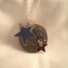 *Reserved for Gemma* Steampunk Star Time Necklace