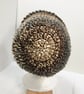 Womens slouch hat, Chunky hat, Ladies hat, Brown mix hat - Image 4