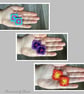 Mini granny square earrings  - Image 1