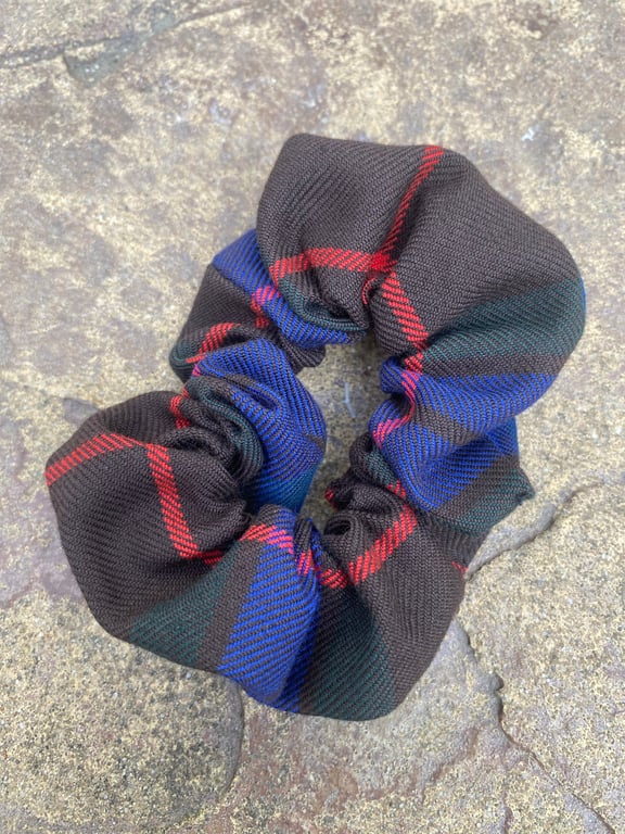 Fraser Ancient Hunting Tartan Hair Scrunchie