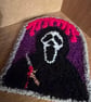 Scream Movie Ghost Face Inspired Church Window Punch Needle Art  - Image 4