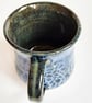 Blue Glazed Mug - Hand Thrown Stoneware Ceramic Mug  - Image 5