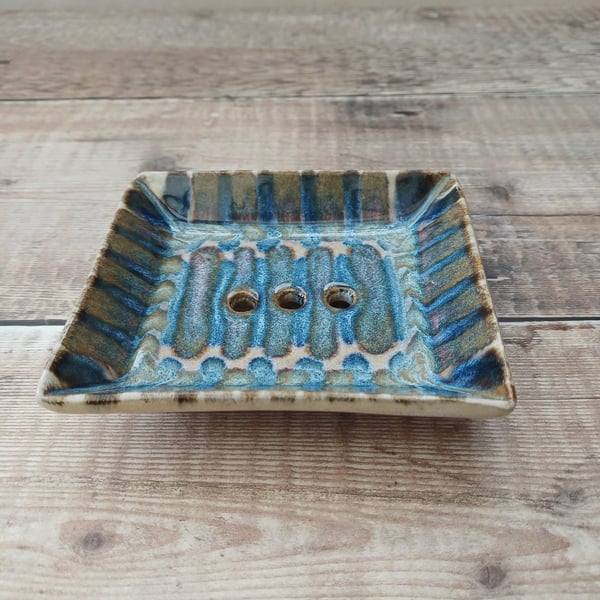 Handmade Pottery Soap dish 