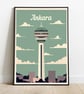 Ankara retro travel poster, Turkey travel poster - Image 1