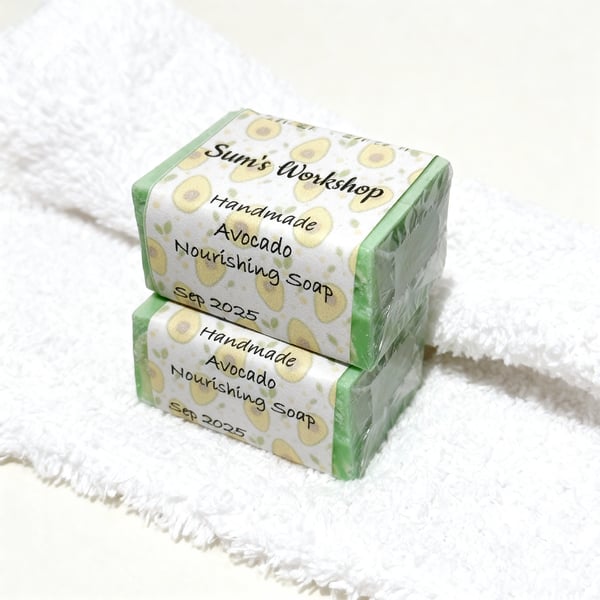 Handmade Avocado Nourishing Soap