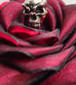 The Vampire Skull Ribbon Rose - Long Stem Artificial Flower Gift. - Image 5