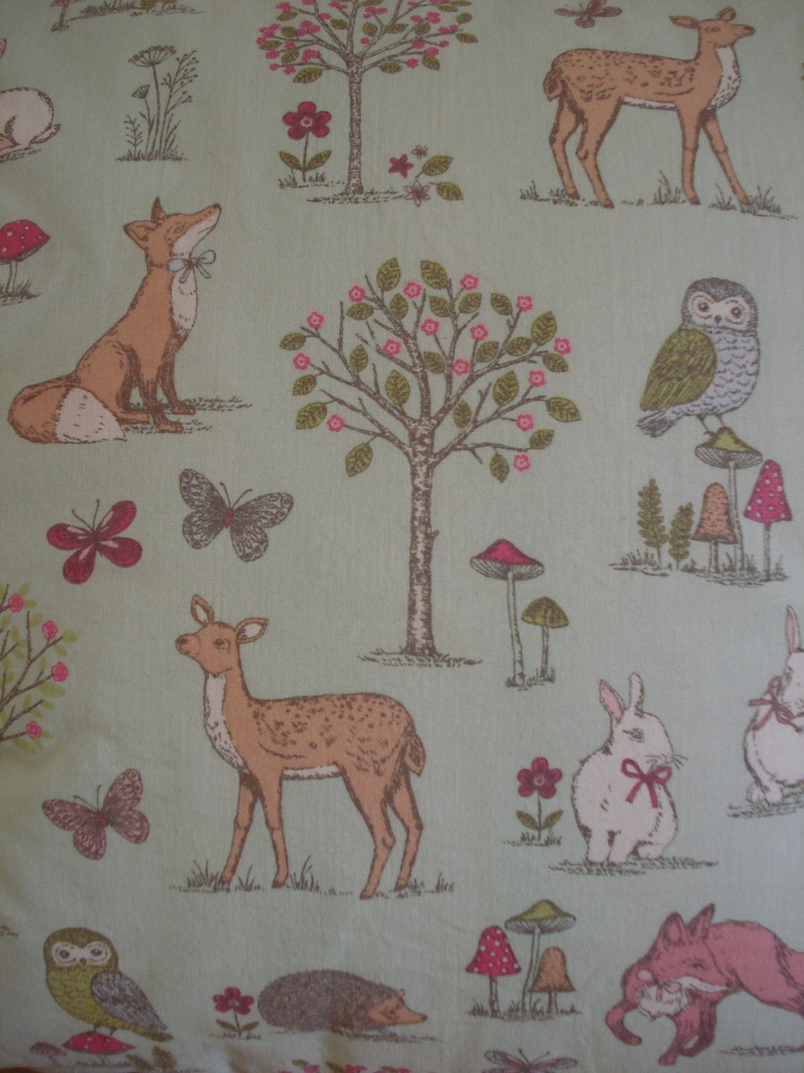 Woodland Animals Cushion Cover