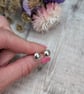Sterling Silver Pebble Stud Earrings - JBJ3011 - Image 8