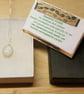 Small Rainbow Moonstone Pendant. 925 sterling silver - Image 5