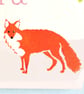 Woodland Fox, Personalised Door Hanger - Image 3