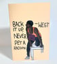 The Next Step West Racoon Greetings card A6 - Image 4