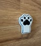 Handmade Ceramic Cat Paw Print Fridge Magnet - Image 3