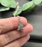 Handmade Sterling Silver Christmas Tree Pendant 3 - Image 2