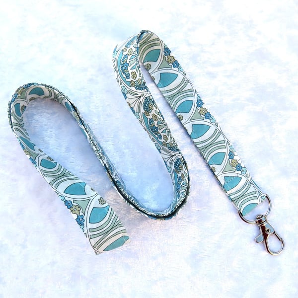 Liberty print lanyard, Mauverina