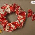 Elf on the shelf scrunchie 