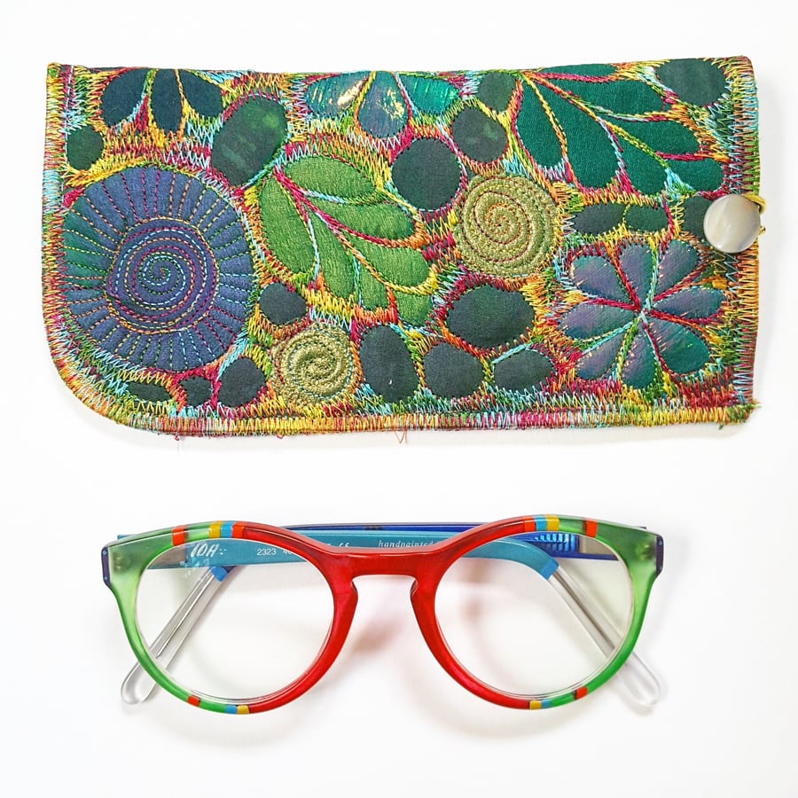 Textile Glasses Case