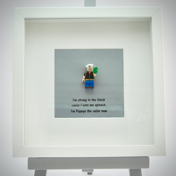 Popeye the Sailor man mini Figure frame