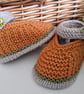 Designer Baby Boy's Hand Knitted Shoes 6 months size - Image 6