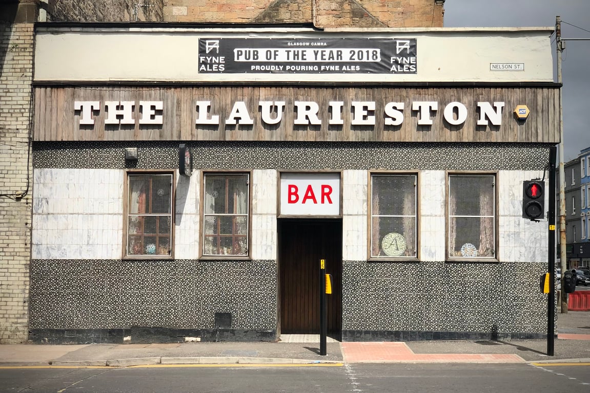 The Laurieston, Glasgow, Signed Mounted Print FREE DELIVERY