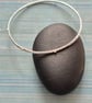 Summer Wibe Textured Dot Pattern Stackable Bracelet Bangles Sterling Silver 925