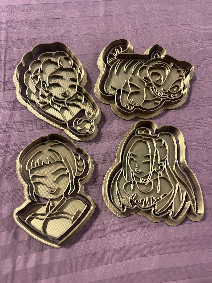 K Pop Demon Hunters Huntrix Cookie Cutter Set x 4 Designs