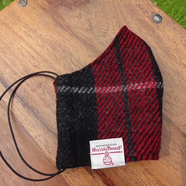 Harris Tweed Face Mask size MEDIUM