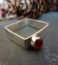 Square ring with gemstone - Image 2