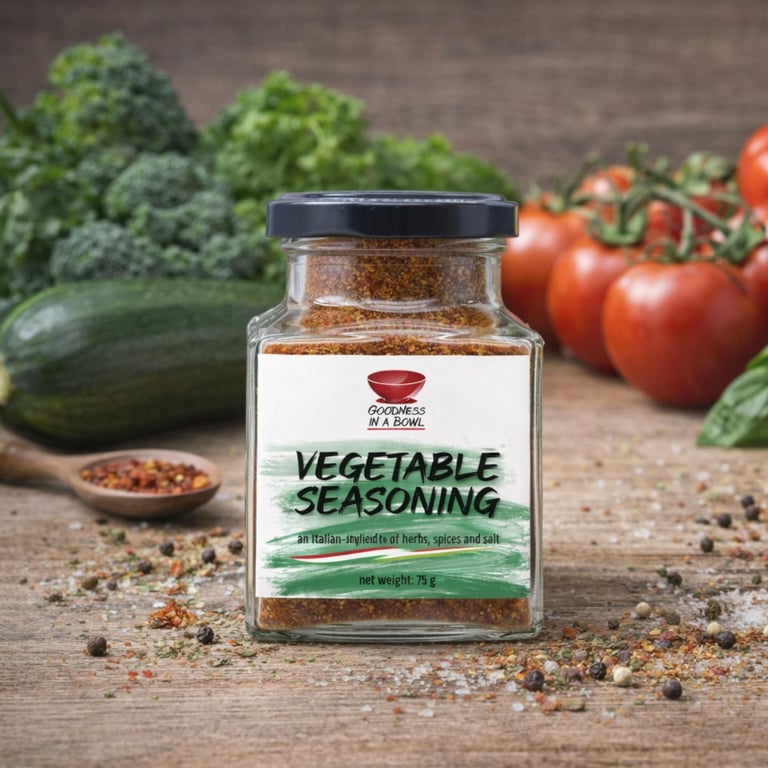 VEGETABLE SEASONING vibrant herbal all-rounder, make your vegetable irresistible