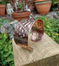 Punched semicircular wide copper cuff  bangle  - Image 3
