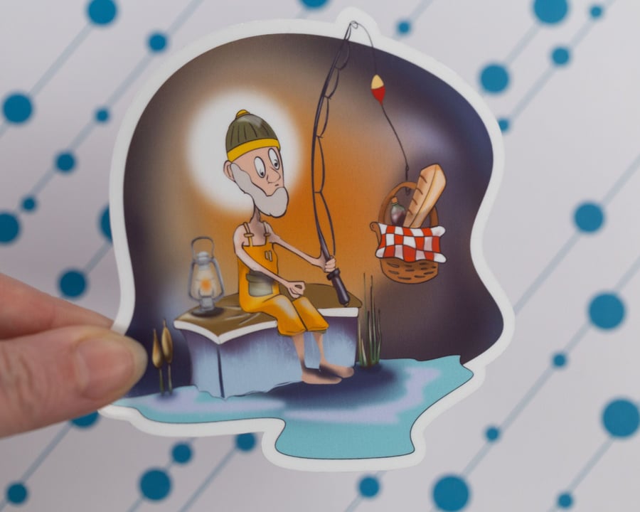 The Fisherman Sticker