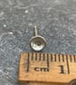 Silver Earrings-Tiny Disk Studs - Image 5